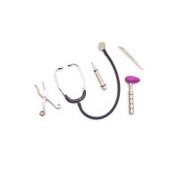 1:12 Accessoires de maison de poupée Mini appareils médicaux Stéthoscope Simulation Stéthoscope Modèle