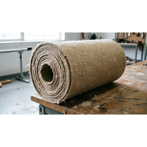 Tela de Malla Tejida 100% Yute Marrón, Material de Protección Agrícola para Plantas, Transpirable y Natural, Rollo CBC - Product Image 4