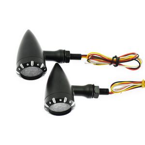 Clignotants LED pour moto, feux de freinage, feux clignotants, lampe indicatrice 12V pour Harley <span class=keywords><strong>Chopper</strong></span> Bobber Cafe Racer Dyna Softail - Product Image 5