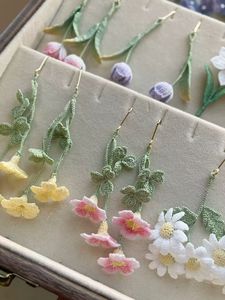 <span class=keywords><strong>Pendientes</strong></span> de <span class=keywords><strong>Ganchillo</strong></span> con Ganchos Pequeños. Joyas de Flores Hechas <span class=keywords><strong>a</strong></span> Mano en Crochet, Aretes, Colgante, Hecho <span class=keywords><strong>a</strong></span> Medida - Product Image 5