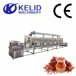 CE Automatic Food-grade Easy Operation Industrial Chili <b>Red</b> Pepper Powder <b>Microwave</b> Sterilization Machine KLD-80 High Efficiency - Product Image 5