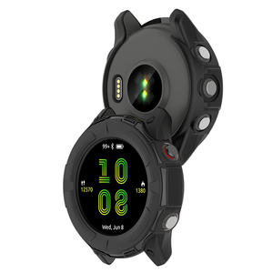 Coque en silicone pour <span class=keywords><strong>montre</strong></span> intelligente <span class=keywords><strong>Garmin</strong></span> <span class=keywords><strong>Forerunner</strong></span> 255 <span class=keywords><strong>255S</strong></span> 955, bracelet souple, protection pare-chocs, accessoires - Product Image 5