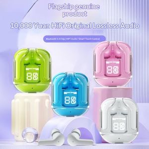 Transparent Blue Tooth Earphones with HiFi Sound Ultra-Long Battery Life Comfortable for All-Day Wear 3D Stereo Sound - Product Image 2