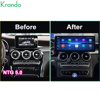 Navigation Android 14,6 pouces pour Mercedes Benz C W205 GLC X253 V W447 2016-2018 Autoradio de voiture avec CarPlay sans fil GPS 4G