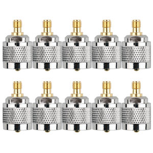Adaptateur Connecteur RF Droit M/F Pièces PL259 Prise Mâle vers SMA Femelle Cuivre RoHS Câble Tactile LCD Mâle-Femelle CN JIA - Product Image 4