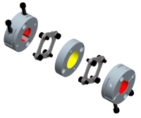 Couplage flexible en caoutchouc pour arbre de transmission CNC, connecteur d'arbre moteur, pièces en caoutchouc pour coupleurs d'arbre de broche Fanuc