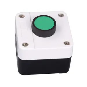 IP65 plastic case 220v emergency press green push button box