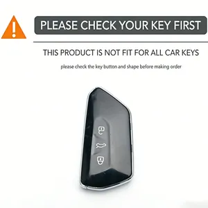 Étui de <span class=keywords><strong>clé</strong></span> en silicone noir pour Volkswagen Golf 8 <span class=keywords><strong>Leon</strong></span> <span class=keywords><strong>2</strong></span> Cupra Formentor Skoda A8 Octavia Mk8 - Housse de <span class=keywords><strong>clé</strong></span> de voiture légère - Product Image 6