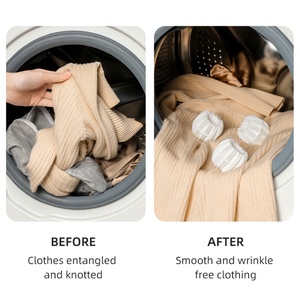 Outils de nettoyage créatifs, boule de lavage en plastique réutilisable pour le linge, boule de lavage en plastique pour la salle de bain - Product Image 4
