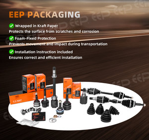 EEP Autopartes, Eje de Transmisión Delantero, Junta Homocinética Interna y Externa para Toyota, Honda, Mitsubishi, Hyundai, Ford, Volvo, Kia, Mazda - Product Image 4