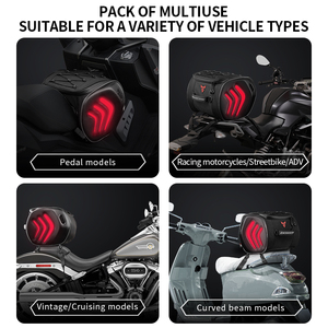 Sac de selle pour moto scooter MOTOCENTRIC avec tunnel lumineux ambiant pour Yamaha XMAX300 NMAX155 XMAX NMAX 155 N-MAX X-MAX 300 - Product Image 6