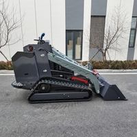 Konut İnşaatları için EPA Euro5 Sertifikalı Çok Fonksiyonlu Mini Skid Steer Yükleyici