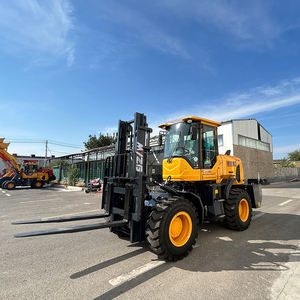 MYZG-Carretilla elevadora diésel 4WD, entrega rápida, 3 toneladas, 5 toneladas, 7 toneladas, <span class=keywords><strong>10t</strong></span>, tracción en 4 ruedas, certificado ISO, 6m, motor de CC, CPCD, mástil de caja de cambios ISO - Product Image 3