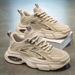 Venta al por mayor directa de fábrica: Zapatillas deportivas gruesas de múltiples paneles para hombre, transpirables, duraderas, ligeras, para uso diario informal. - Product Image 2