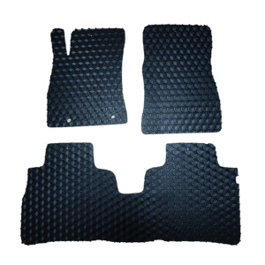 Tappetino per <span class=keywords><strong>auto</strong></span> in gomma in PVC antiscivolo con Design classico universale 4 pz/set - Product Image 1