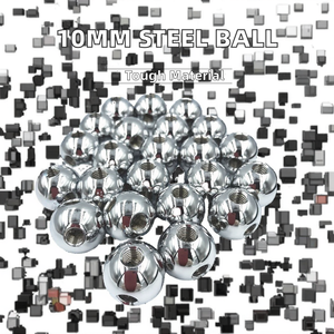Solid 10mm Stainless Steel Ball with ANSI Aisi Standard Threaded Hole Metal Bearing Ball Screw - Product Image 2