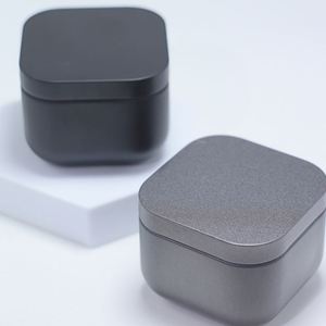 Portable Mini Tea Candy Storage Tin <b>Box</b> Food Grade Square Empty <b>Metal</b> Candle Tin Jars in Multiple Colors Accept Customization - Product Image 2