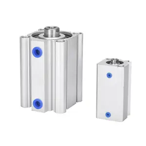 Cilindro compacto CQ2B Series Double Acting Piston Air Cylinder Fornecedor Cilindro pneumático tipo fino Fabricante SMC Tipo