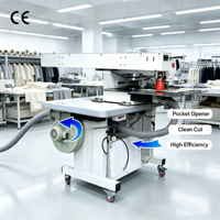 Machines textiles pour vêtements Machine à coudre automatique à fermeture éclair Laser pour poche ouverte Machine à souder de poche