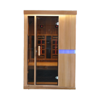 SS-200G nouveauté 2 personnes salle de sauna à la mode spectre complet proche lampe infrarouge faible chauffage au carbone EMF pour le bien-être