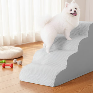 Vente directe d'usine, escaliers <span class=keywords><strong>pour</strong></span> chiens incurvés <span class=keywords><strong>à</strong></span> 4 marches, escaliers <span class=keywords><strong>pour</strong></span> chiens de haute qualité avec housse amovible <span class=keywords><strong>pour</strong></span> petits chiens - Product Image 6