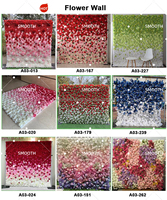 Mur de fleurs tropicales artificielles 8*8 pieds, feuilles artificielles, plantes en herbe, mur de fleurs d'orchidée pour fête, événement, photographie