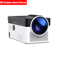 LONNST HY450 Beamer Mobile Theater Gaming LED Android Proyector Portable Smart Home Cinema Mini Projector 4k Video WiFi TV