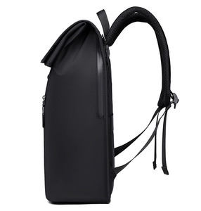 15.6" Large Waterproof Eco-Friendly Nylon Zipper Closure Portable Unisex <b>Backpack</b> Arcuate Shoulder <b>Strap</b> Capacity Commuting - Product Image 3