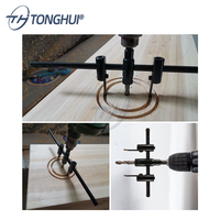 30-120/200/300mm TCT réglable cercle trou Cutter bois cloison sèche foret avec deux lames tranchantes réglables pour le travail du bois