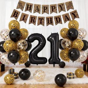 Kit <span class=keywords><strong>de</strong></span> 21 <span class=keywords><strong>Globos</strong></span> <span class=keywords><strong>de</strong></span> Látex con Diseño <span class=keywords><strong>de</strong></span> Leopardo en Dorado, Negro y Amarillo, con Pancarta <span class=keywords><strong>de</strong></span> Feliz <span class=keywords><strong>Cumpleaños</strong></span> <span class=keywords><strong>para</strong></span> Decoración <span class=keywords><strong>de</strong></span> Fiestas <span class=keywords><strong>de</strong></span> <span class=keywords><strong>Cumpleaños</strong></span> - Product Image 1