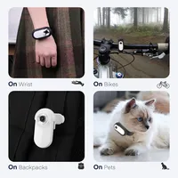 Mini Caméra HD 1080P pour Animaux de Compagnie, Collier de Caméra Sport pour Chat, Enregistrement Vidéo Sans Fil, Caméra Pouce de Sécurité Extérieure Anti-Secousse