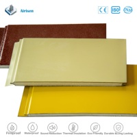 Panneau sandwich durable de qualité supérieure pour entrepôt industriel, atelier, préfabriqué, avec face métallique, isolation thermique, installation facile