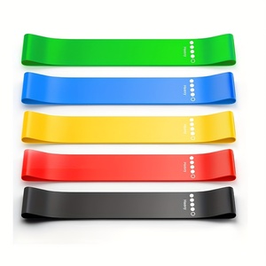 5 Bandas de Resistencia para Yoga, Fitness, Ejercicio, Entrenamiento de Cadera, Sentadillas, Baile, Bandas Elásticas de Estiramiento - Product Image 5