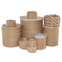 Corde synthétique en PP Manila, 3 brins torsadés, pour la construction, la décoration et l'agriculture, corde en polypropylène Promanila, corde en jute