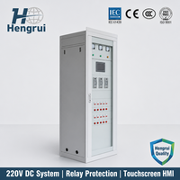 Alimentation CC à découpage haute fréquence intelligente 220V/110V/48V avec chargeur élévateur flottant, finition thermolaquée, conforme IEC 61439, pour usine