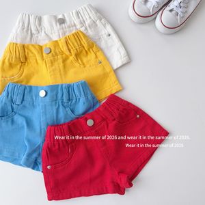 Pantaloncini Estivi per <span class=keywords><strong>Bambina</strong></span> 2026, <span class=keywords><strong>Shorts</strong></span> Colorati <span class=keywords><strong>Blu</strong></span>, Rossi, Gialli e Bianchi per Bambine - Product Image 5