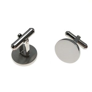 Xu hướng sản phẩm 2025 New Arrival thanh lịch biểu tượng tùy chỉnh khắc thời trang kinh doanh Quà tặng khuyến mãi phong cách người đàn ông Khuy măng sét - Product Image 3