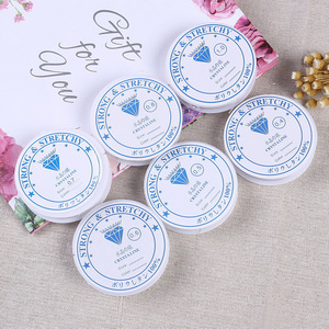 Accessoires de décoration DIY : <span class=keywords><strong>fil</strong></span> élastique <span class=keywords><strong>transparent</strong></span> blanc pour perles, cordon pour bijoux, <span class=keywords><strong>bracelet</strong></span> et collier, ligne de pêche - Product Image 1