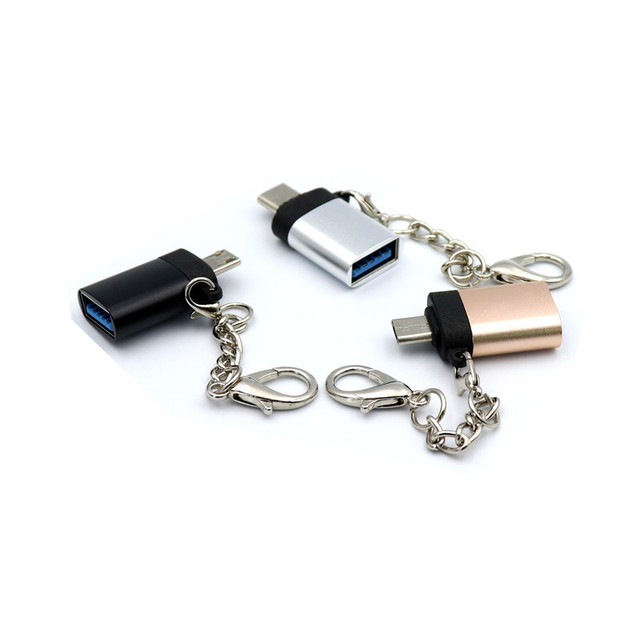 Micro USB Adapter with Lanyard for OTG on Android Phones, Portable USB to Micro OTG