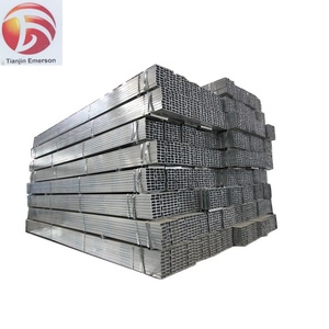 Tube carré en acier au carbone soudé de précision S275JR ASTM A36 50mm 40mm <span class=keywords><strong>100x50</strong></span>, tube carré rectangulaire galvanisé GI soudé - Product Image 5