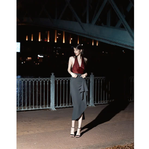 Recién llegado, Blusa de manga larga para mujer, ropa de verano negra y Beige, estilo elegante, tela de alta calidad Enzo Vietnam - Product Image 3