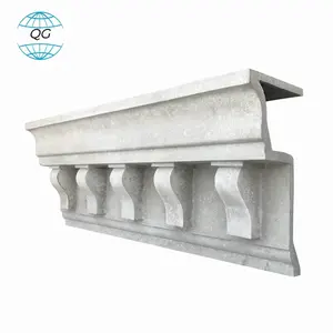 GRC Concrete Cement Wall Cornice Europe Style Hotel and Villa Decorative Wall Moulding