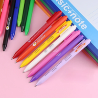 Stylo bille sport en plastique avec logo personnalisé, impression UV, corps coloré, écriture fluide 1,0 mm pour fournitures de bureau