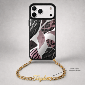 Funda <span class=keywords><strong>de</strong></span> Teléfono con Cadena Metálica <span class=keywords><strong>de</strong></span> Diseño Moderno para <span class=keywords><strong>iPhone</strong></span> 18 17 16, Correa <span class=keywords><strong>de</strong></span> Pulsera Dorada <span class=keywords><strong>de</strong></span> Lujo, Linda y Femenina, con Logotipo Personalizado, Funda Espejo Resistente a Impactos - Product Image 5