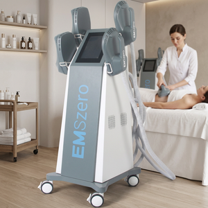 เครื่องกระตุ้นกล้ามเนื้อ EMS ระดับมืออาชีพ 4 หัว สำหรับลดสัดส่วน เผาผลาญไขมัน ลดน้ำหนัก และเสริมความงาม - Product Image 6