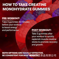 Gummies de Nutrition Sportive OEM pour Adultes : L-Carnitine, BCAA, Taurine, Pré-Entraînement, Créatine Monohydrate pour Hommes et Femmes avec Soutien Immunitaire