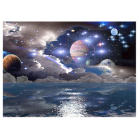 Peinture au diamant Ever Moment, espace mystérieux et étoiles, planète, système solaire, univers ASF902