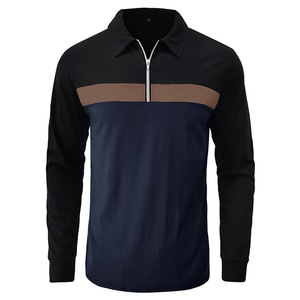 <span class=keywords><strong>Polo</strong></span> da uomo nuove <span class=keywords><strong>Polo</strong></span> autunno/inverno 2025 di arrivo <span class=keywords><strong>Polo</strong></span> con colletto a blocchi colorati a maniche lunghe Export top da uomo all'ingrosso - Product Image 2