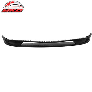 Convient pour Golf 5 Mk5 Rabbit 2006-2009, lèvre de pare-chocs avant style Type-A, non peinte, noire - Product Image 1