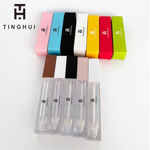 Caja de Embalaje de Papel Kraft Blanca y Negra, Caja de Cartón Vacía para Lápiz Labial, Perfume, Botellas, Cosméticos y Muestras - Product Image 1